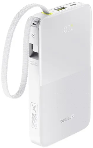 Купить Батарея мобильная Baseus EnerFill Bipow2 Pro 22.5W 10000mAh White (E0027601) - Фото 1 Батарея мобильная Baseus EnerFill Bipow2 Pro 22.5W 10000mAh White (E0027601) - Фото 1
