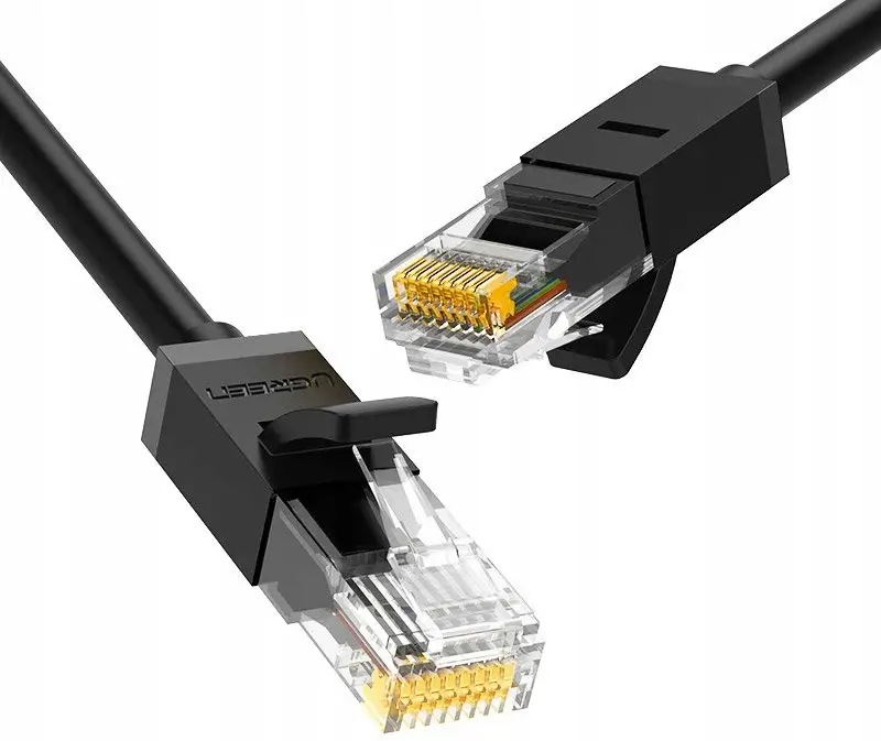 Кабель патч-корд UGREEN NW102 Cat 6 U/UTP Lan Cable 20m Black (20166) - Фото 1