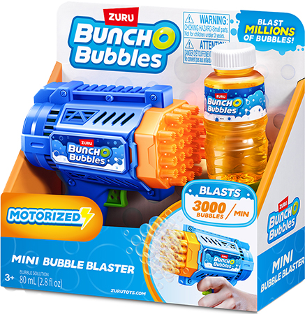Генератор мильних бульбашок Bunch O Bubbles серії Mini S1 - БЛАСТЕР З МИЛЬНИМИ БУЛЬБАШКАМИ (11347) - Фото 1