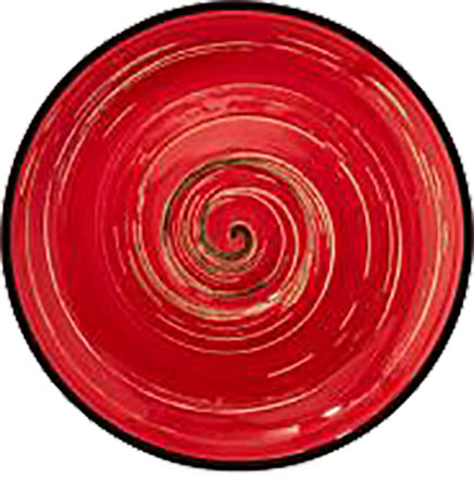 Блюдце Wilmax Spiral Red 12 см (WL-669234 / B) - Фото 1