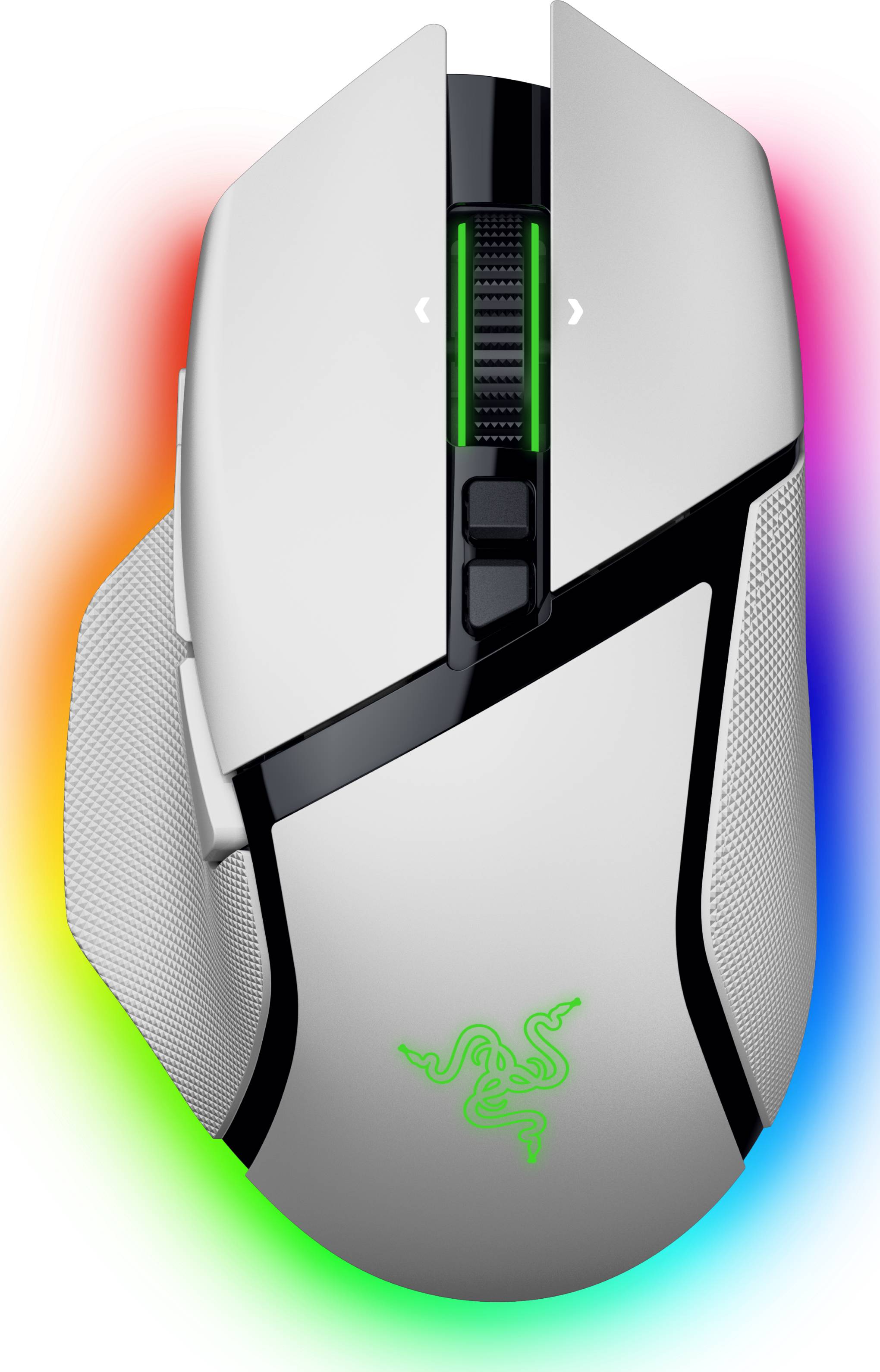 Мышь беспроводная игровая Razer Basilisk V3 PRO Wireless, 35K, White (RZ01-05240200-R3G1) - Фото 1
