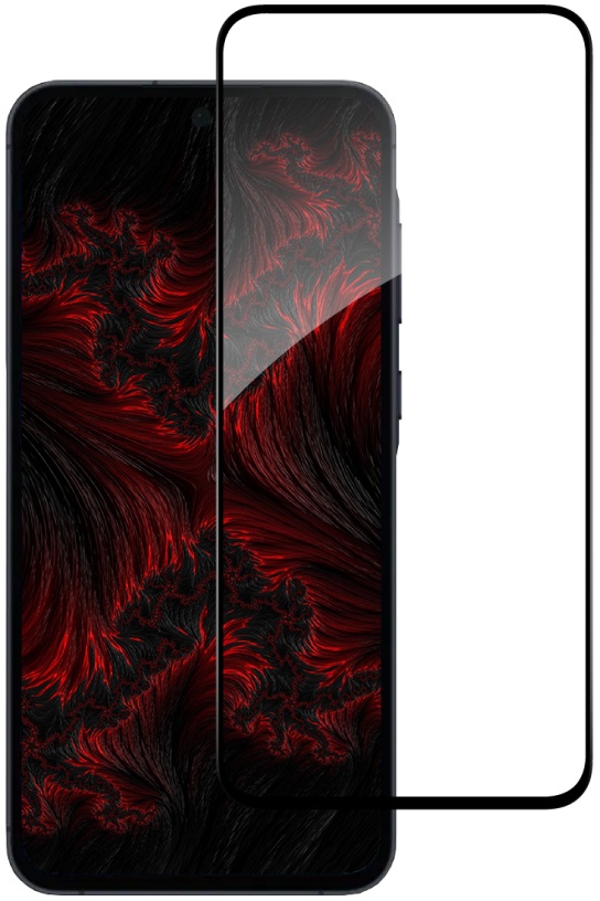 Защитное стекло для смартфона 2E for Samsung Galaxy A55 5G (A556) 2.5D FCFG Black frame (2E-G-A55-SMFCFG-BB) - Фото 1