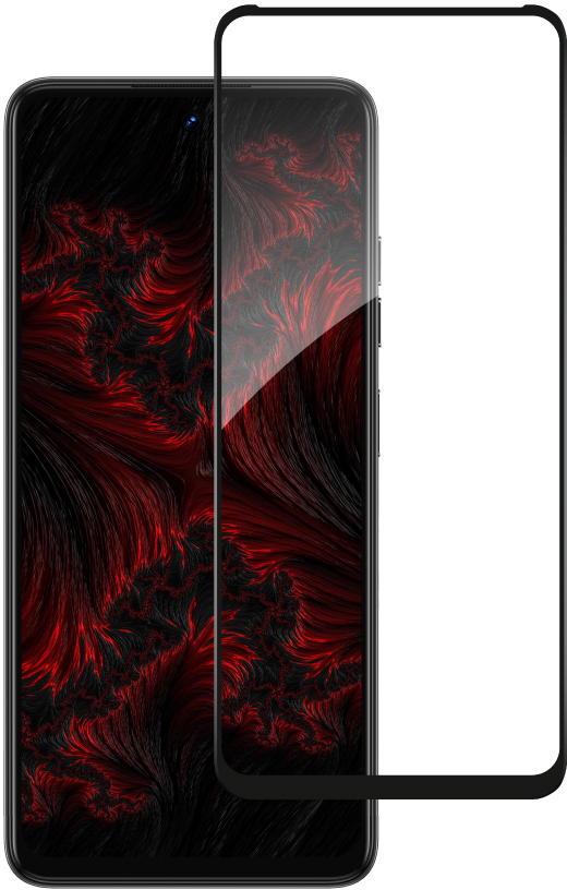 Защитное стекло для смартфона 2E for TECNO Spark 20 (KJ5n) 2.5D FCFG Black frame (2E-G-SP20-SMFCFG-BB) - Фото 1