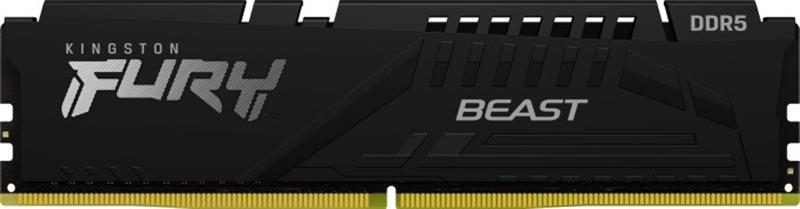 Память DDR Kingston DDR5 16GB/6800 Fury Beast Black (KF568C34BB-16) - Фото 1