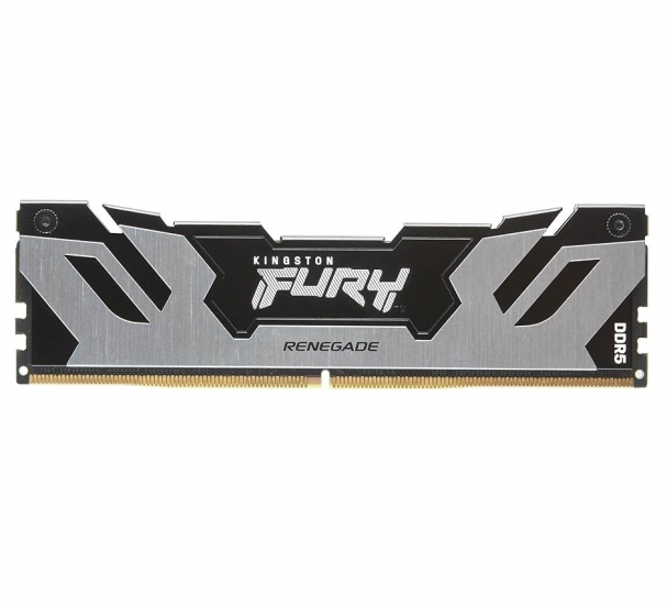 Память DDR Kingston Fury Renegade Silver 16GB (1x16) DDR5 8000 MHz (KF580C38RS-16) - Фото 1