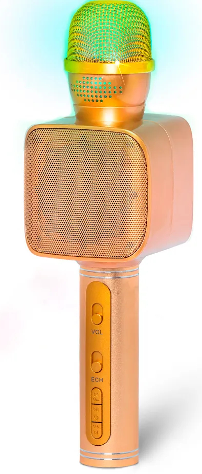 Уценка - Микрофон вокальный беспроводной Magic Karaoke YS-68 Gold - Фото 1