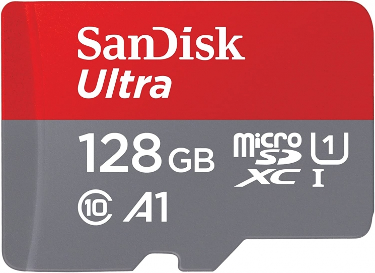 Карта памяти SanDisk Ultra microSD 128GB C10 UHS-I (SDSQUAB-128G-GN6MN) - Фото 1