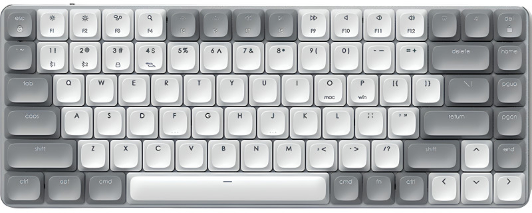 Клавиатура беспроводная Satechi SM1 Slim Mechanical Backlit Bluetooth Keyboard Light (ST-KSM1LT-EN) - Фото 1