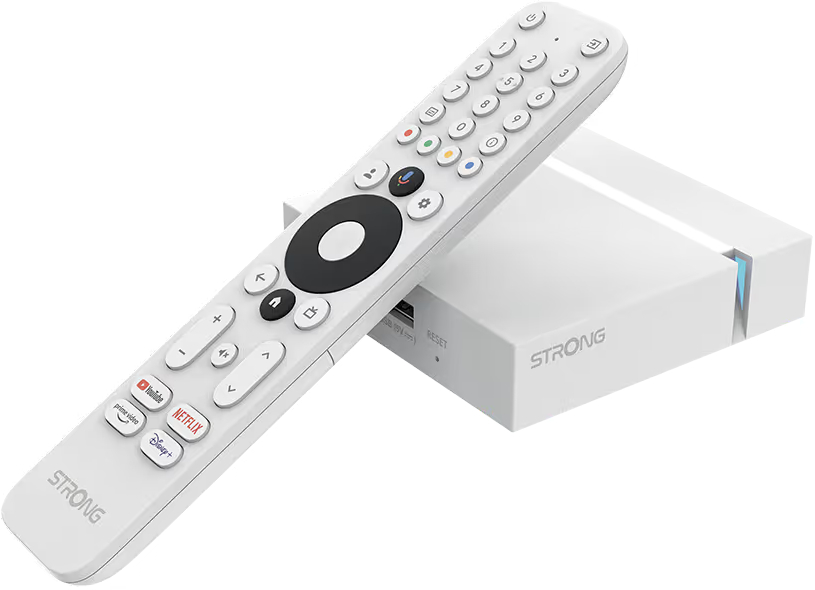 Стационарный медиаплеер Strong GOOGLE TV BOX 4K LEAP-S3+V2 - Фото 1