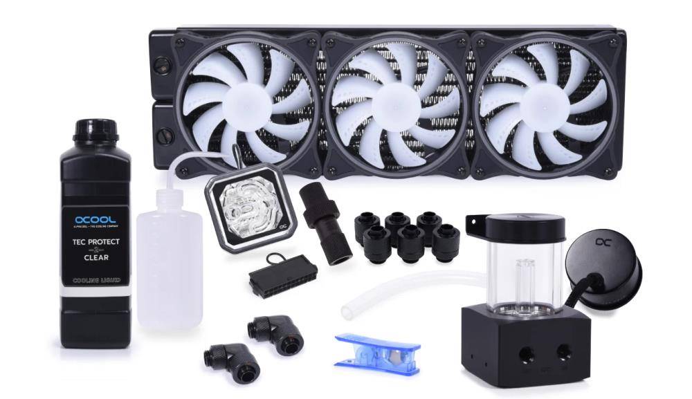 Водяна система охолодження ALPHACOOL CORE STORM 360MM ST30 (11986) - Фото 1
