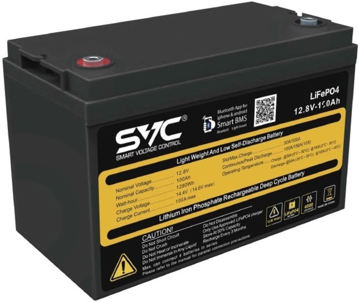 Аккумулятор для ИБП SVC LFP12-150 12.8V 150Ah - Фото 1