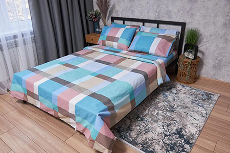 Комплект постельного белья детский Moon&Star Бязь Gold Люкс Burlap 110х140 нав. 2х40х40 (MS-830000064) - Фото 1