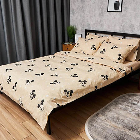 Комплект постельного белья Moon&Star Бязь Gold Люкс «Mickey Mouse» 143х210х2 нав. 4х70х70 (MS-820006504) - Фото 1