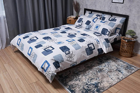 Комплект постільної білизни Moon&Star Бязь Gold Люкс Silky Touch 143х210х2 (MS-820004754) - Фото 1