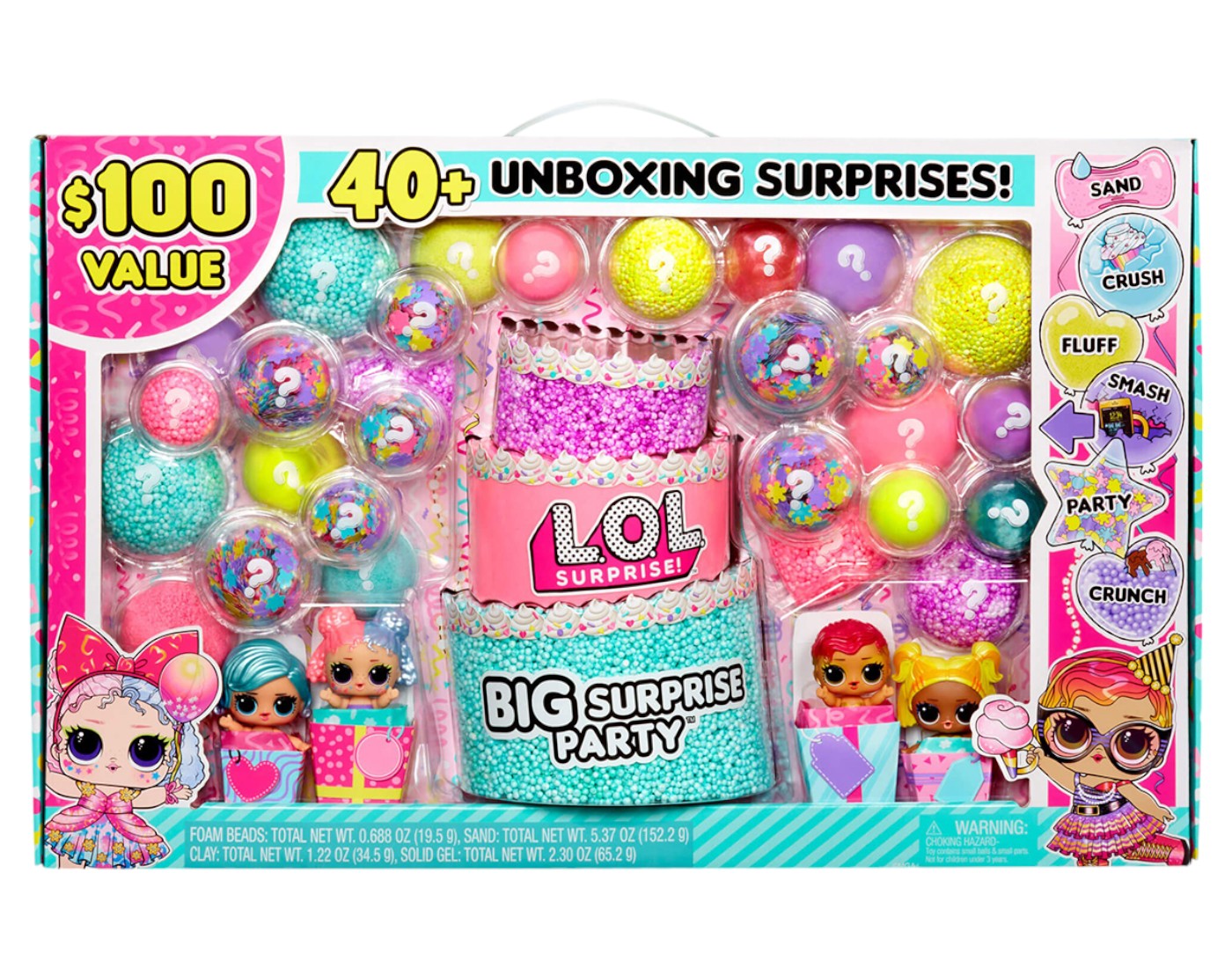 Кукла-сюрприз набор L.O.L. Surprise! БОЛЬШАЯ ВЕЧЕРИНКА-СЮРПРИЗ (40 сюрпризов) (120957) - Фото 1