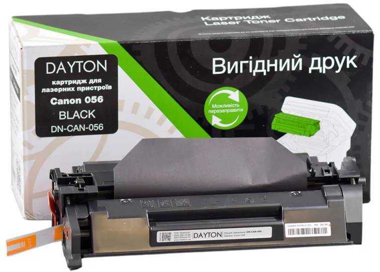Картридж для лазерных принтеров/МФУ Dayton Canon 056 для MF-540, LBP-320 (DN-CAN-056) - Фото 1