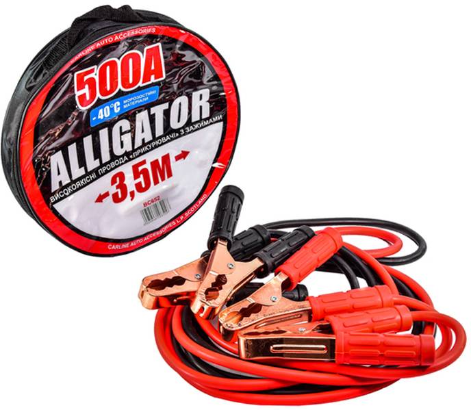 Стартовый провод ALLIGATOR 500А 3,5м (BC652) - Фото 1