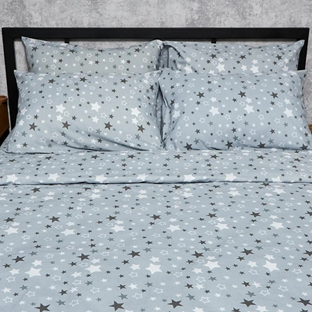 Купити Наволочка Moon&Star Бязь Gold Люкс Silver Stars 50х70 2 шт. (MS-840000933) - Фото 1 Наволочка Moon&Star Бязь Gold Люкс Silver Stars 50х70 2 шт. (MS-840000933) - Фото 1