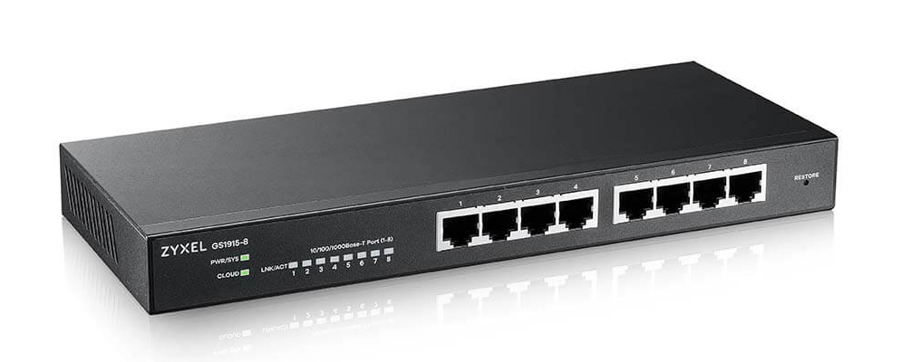 Коммутатор локальной сети (Switch) Zyxel GS1915-8 (GS1915-8-EU0101F) - Фото 1