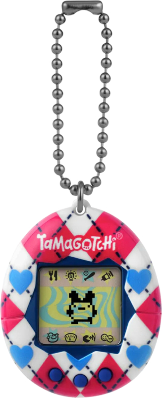 Інтерактивна іграшка пластикова Tamagotchi Тамагочі Оріджинал "Argyle Heart" (123759) - Фото 1