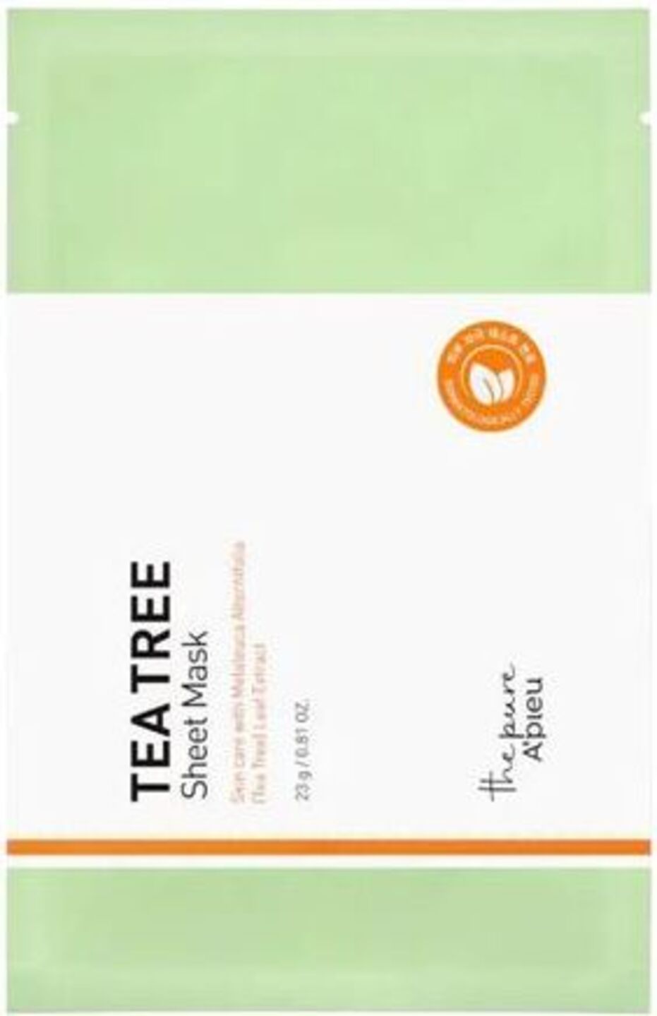 Маска для обличчя A'pieu THE PURE TEA TREE 23 г (8809747954230) - Фото 1