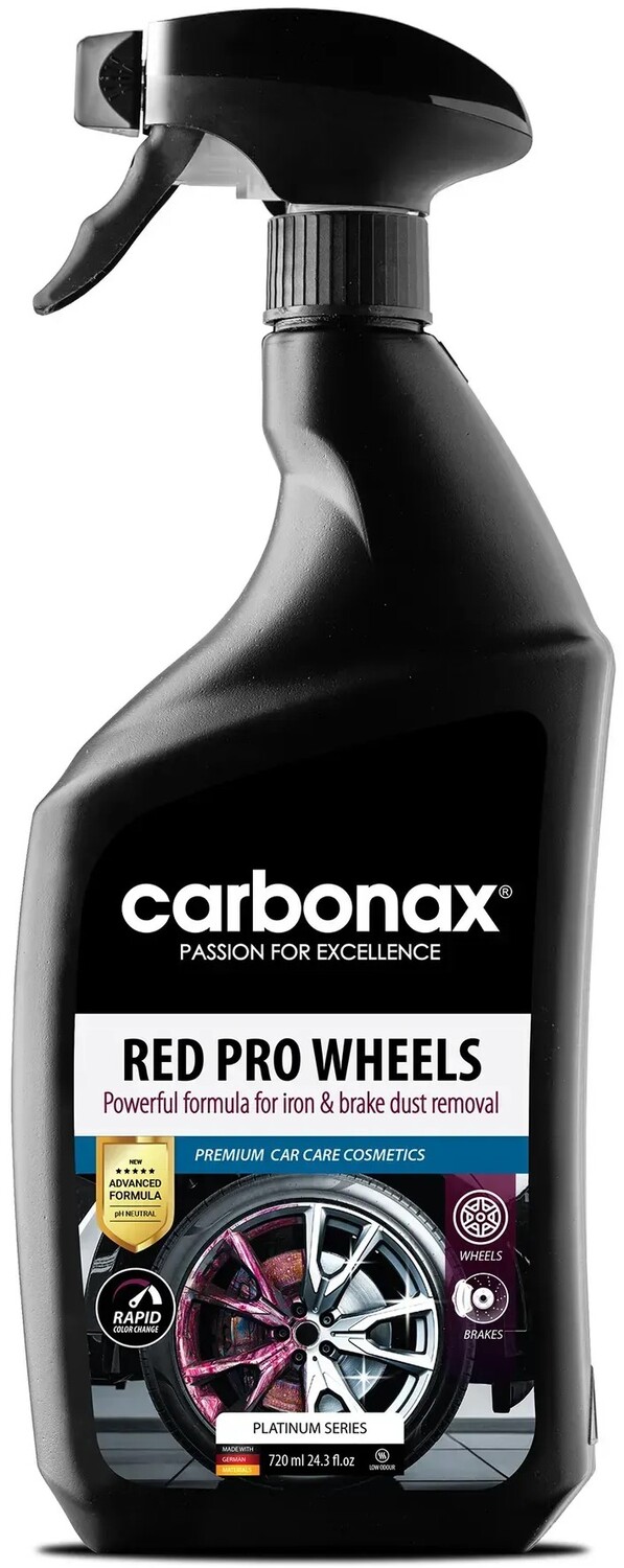 Очисник для авто Carbonax для коліс Red Pro Wheels 720 мл (128) - Фото 1
