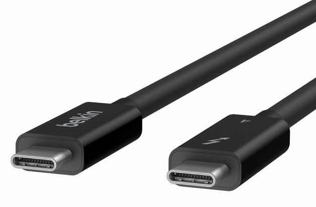 Кабель синхронизации данных Belkin Thunderbolt 4 40Gbps 100W 2 m Black (INZ002BT2MBK) - Фото 1