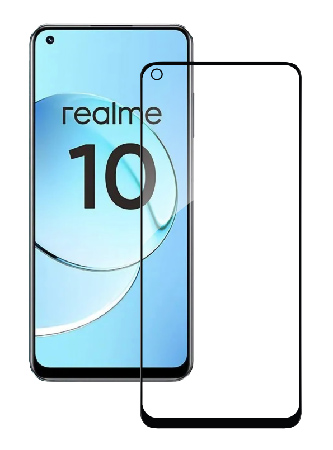Защитное стекло для смартфона ACCLAB Full Glue for Realme 10 4G Black (1283126551437) - Фото 1