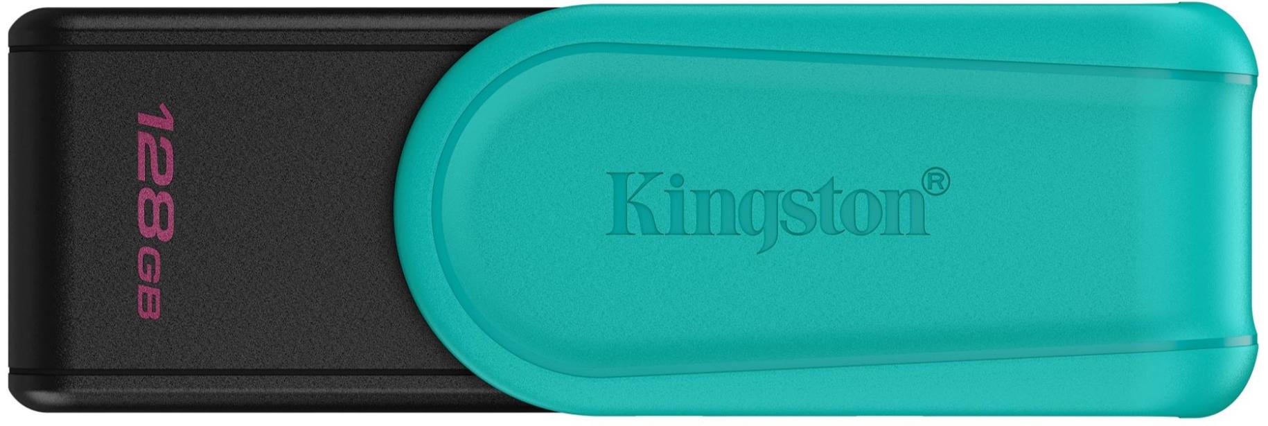 Флеш USB Kingston DataTraveler Exodia S 128 ГБ Black + Turquoise (DTXS/128GB) - Фото 1