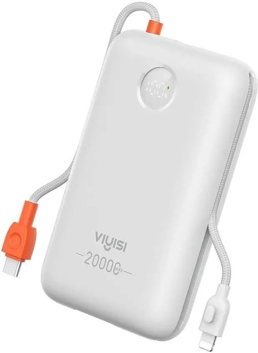 Батарея мобільна VIYISI G2068 20000mAh 30W (X0020VJ17D) White - Фото 1