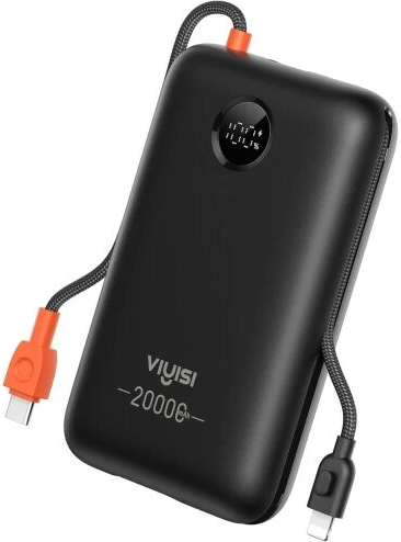 Батарея мобильная VIYISI G2068 20000mAh 30W Black (X0020VLG5X) - Фото 1