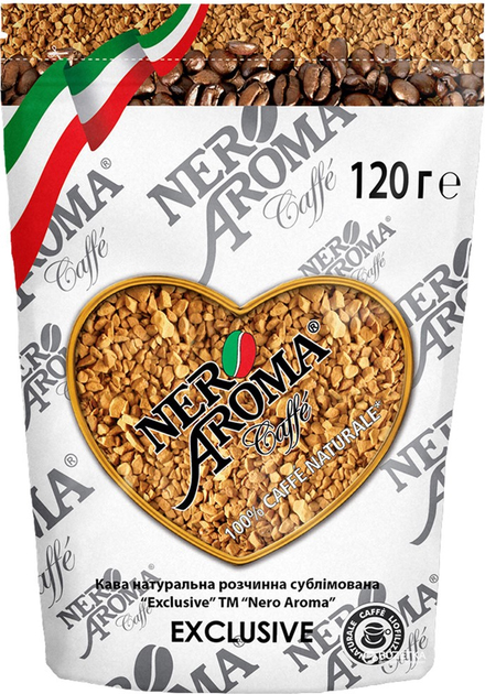 Кофе растворимый Nero Aroma Exclusive 120 г (4820093481014) - Фото 1