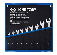 Набор ключей KING TONY 9 шт. (12D09MRN) - Фото 1