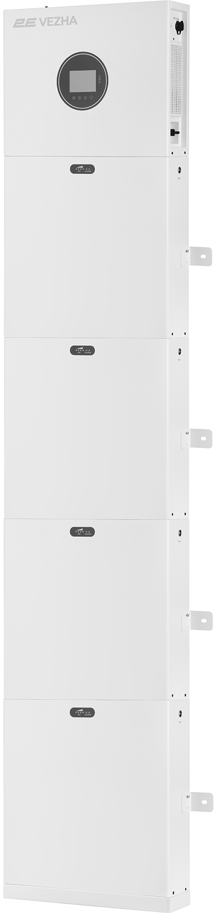 Система хранения энергии 2E PowerWall Vezha 5000 Вт 20.48 кВт/год MPPT 5.5 кВт WiFi (2E-ESS-PWV5-20) - Фото 1