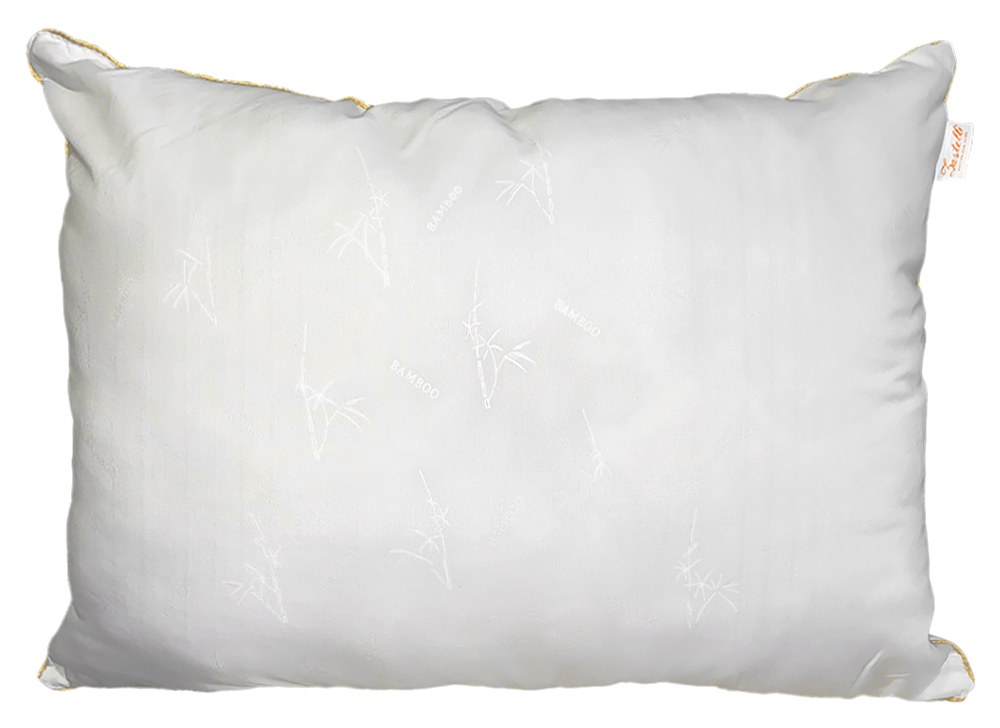 Подушка стандартна Zastelli Бамбук White Bamboo 70х70 см Біла (13121) - Фото 1