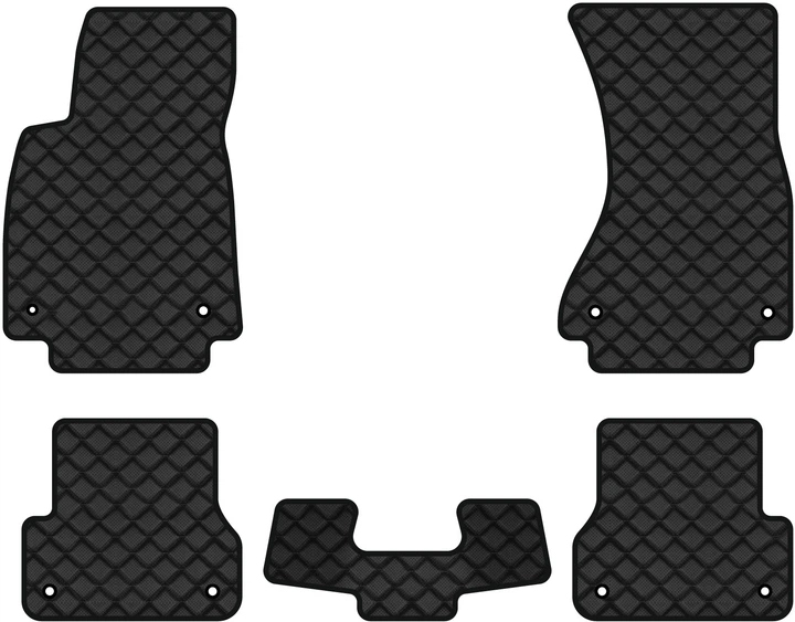 Коврики из экокожи в салон авто EVAtech ECO для A6 (C7) Audi 2011-2017 4 поколение Sedan EU AU35CB5AV8BBB - Фото 1