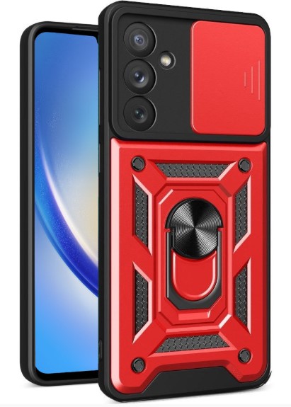 Чохол для смартфону BeCover Military for Samsung Galaxy A16 4G SM-A165/A16 5G SM-A166 Red (713071) - Фото 1