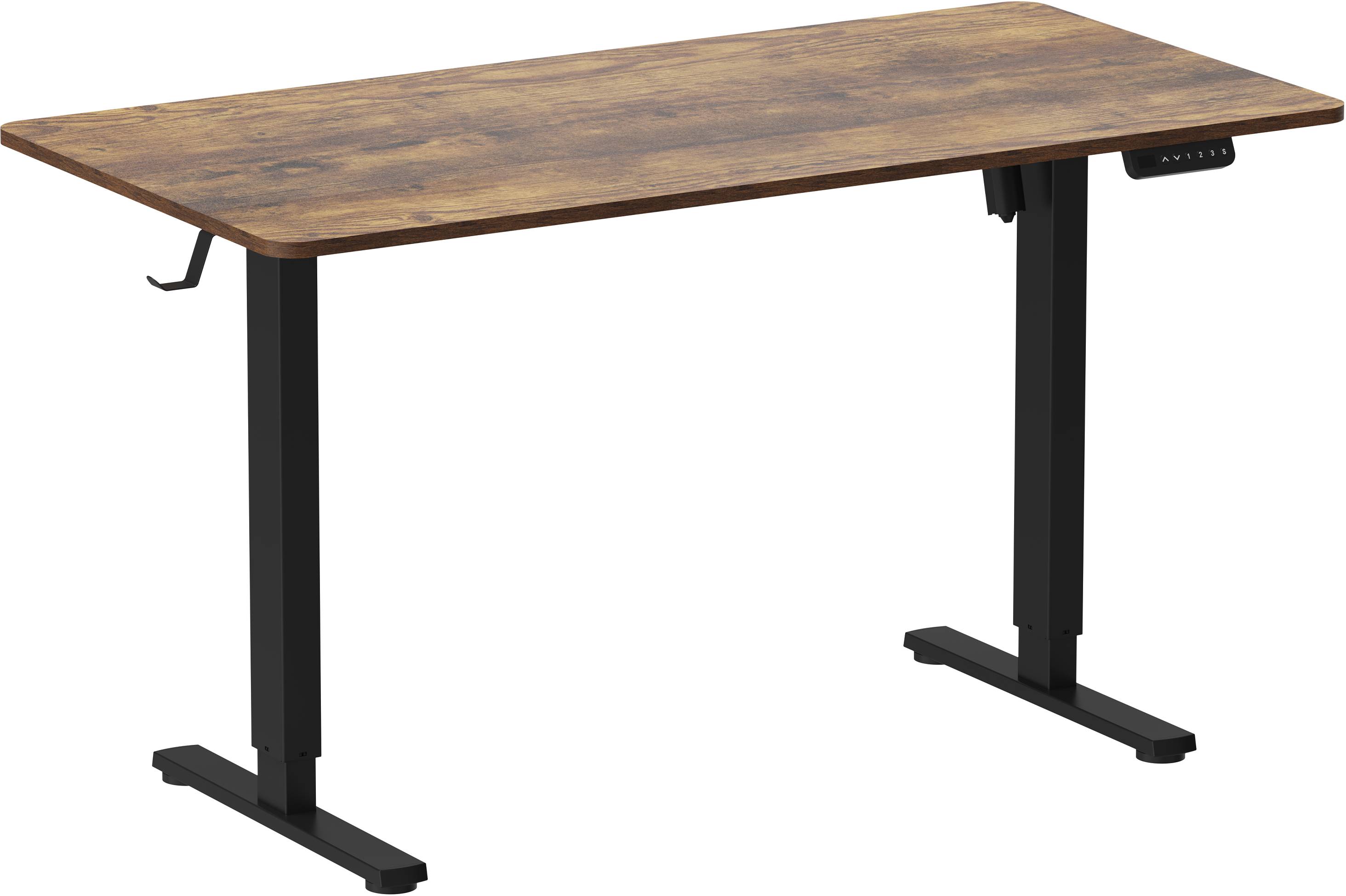 Стіл комп'ютерний OfficePro ODE1470DW Dark Wood/Black - Фото 1