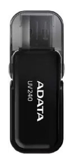 Флеш USB ADATA UV240 32GB USB 2.0 Black (AUV240-32G-RBK) - Фото 1