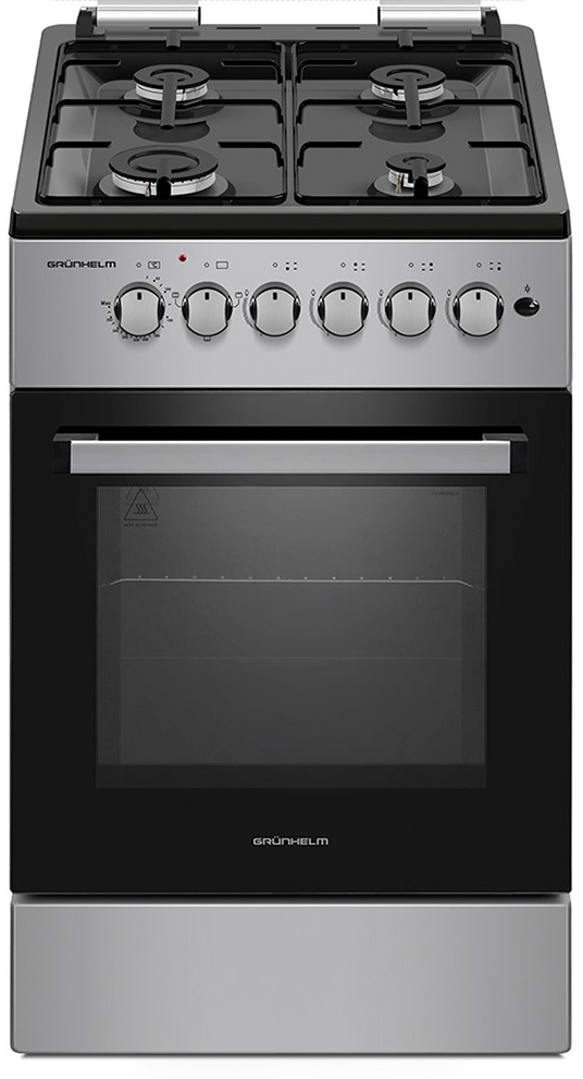 Купить Плита газовая Grunhelm FG5611GB - Фото 1 Плита газовая Grunhelm FG5611GB - Фото 1