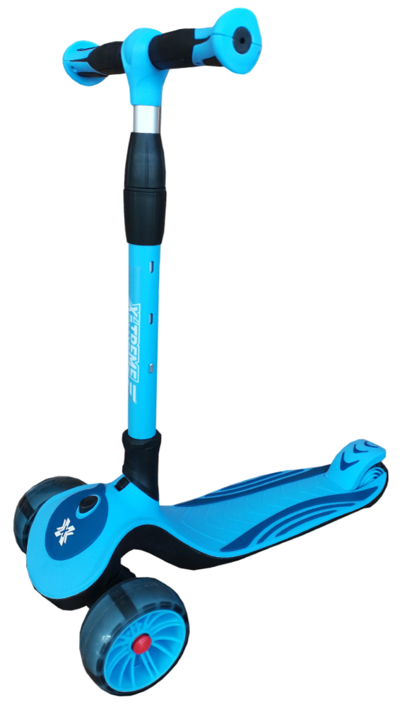 Трёхколёсный самокат X-Treme KS-268 Blue - Фото 1