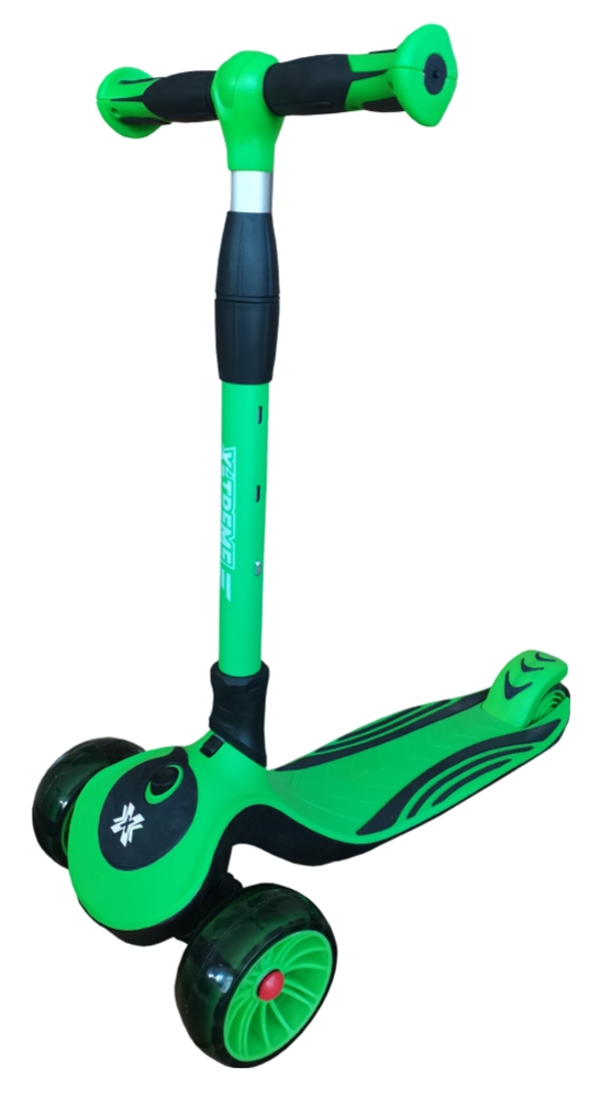 Трёхколёсный самокат X-Treme KS-268 Green - Фото 1