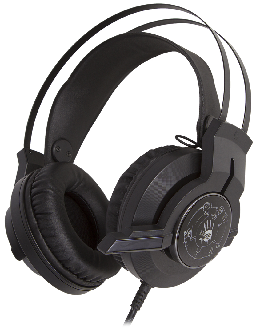 Гарнитура проводная игровая Bloody G430 Black - Фото 1