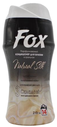 Ополаскиватель для белья Fox в гранулах парфюмированный Natural Silk 210 г (4440000538916) - Фото 1