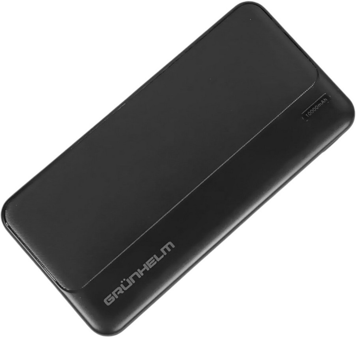 Батарея мобильная Grunhelm 10.000 mAh Black (GP-10B) - Фото 1