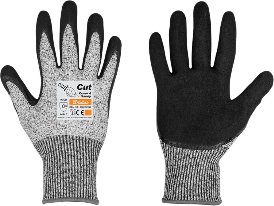 Купити Рукавички садові BRADAS від порізів CUT COVER 4, розмір 10 (RWCC4SN10) - Фото 1 Рукавички садові BRADAS від порізів CUT COVER 4, розмір 10 (RWCC4SN10) - Фото 1