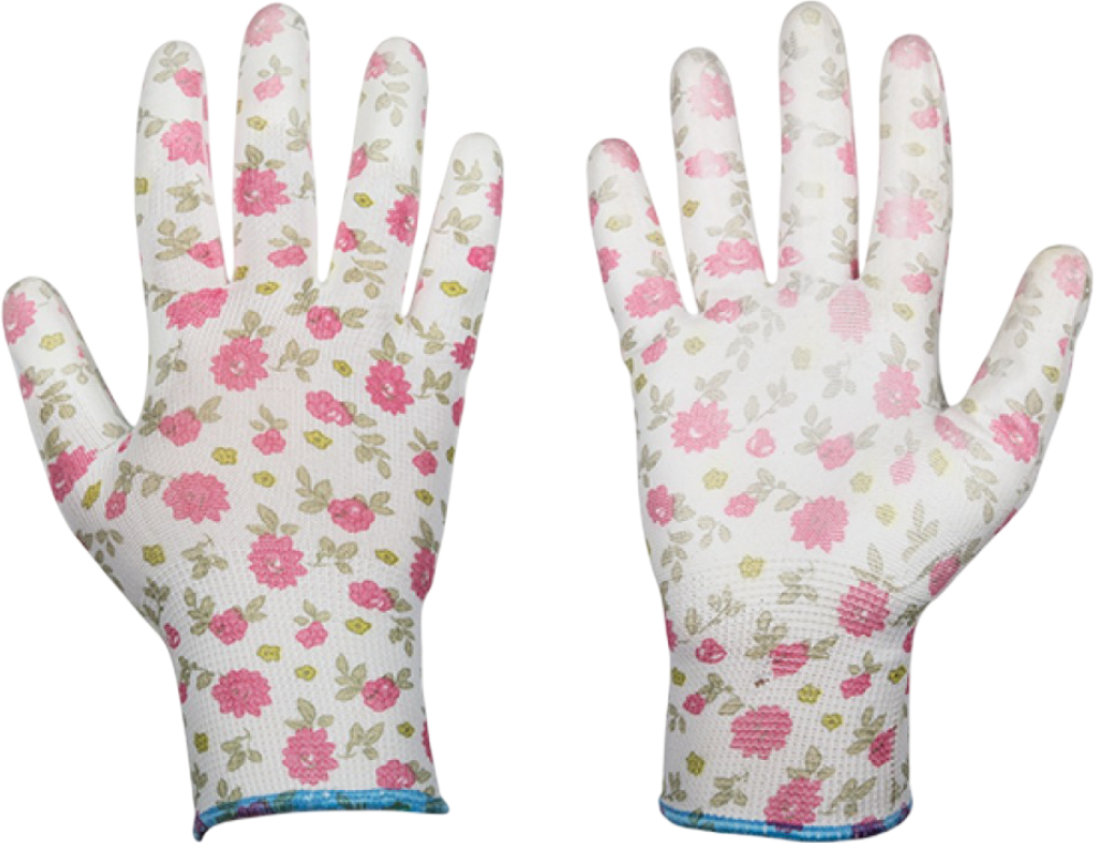 Купити Рукавички садові BRADAS Pure Pretty з ПУ-покриттям розмір 6 12 пар Рожеві з білим (RWPPR6) - Фото 1 Рукавички садові BRADAS Pure Pretty з ПУ-покриттям розмір 6 12 пар Рожеві з білим (RWPPR6) - Фото 1