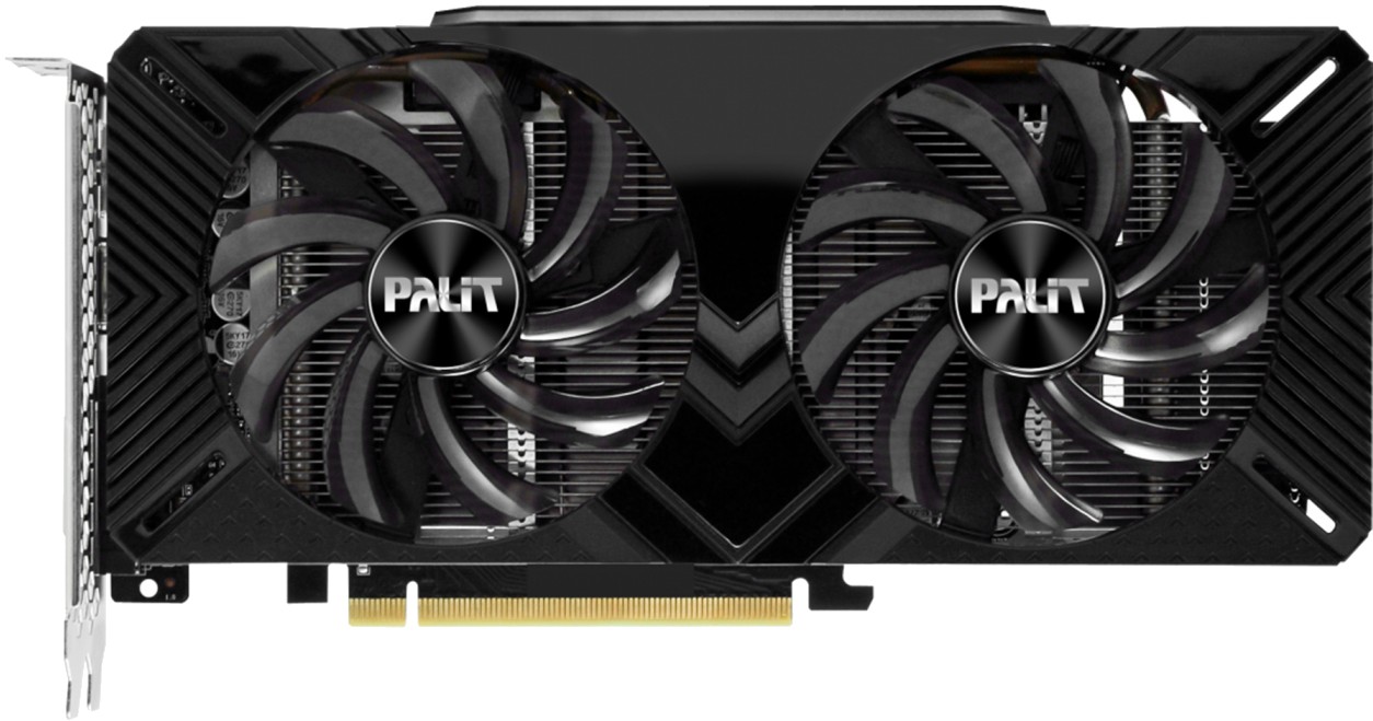 Відеокарта Palit Nvidia GeForce GTX 1660 DUAL 6GB GDDR5 (NE51660018J9-1161C) Bulk - Фото 1