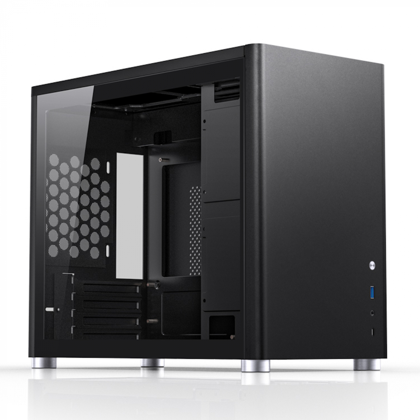 Корпус Jonsbo D30 Aluminum Black - Фото 1