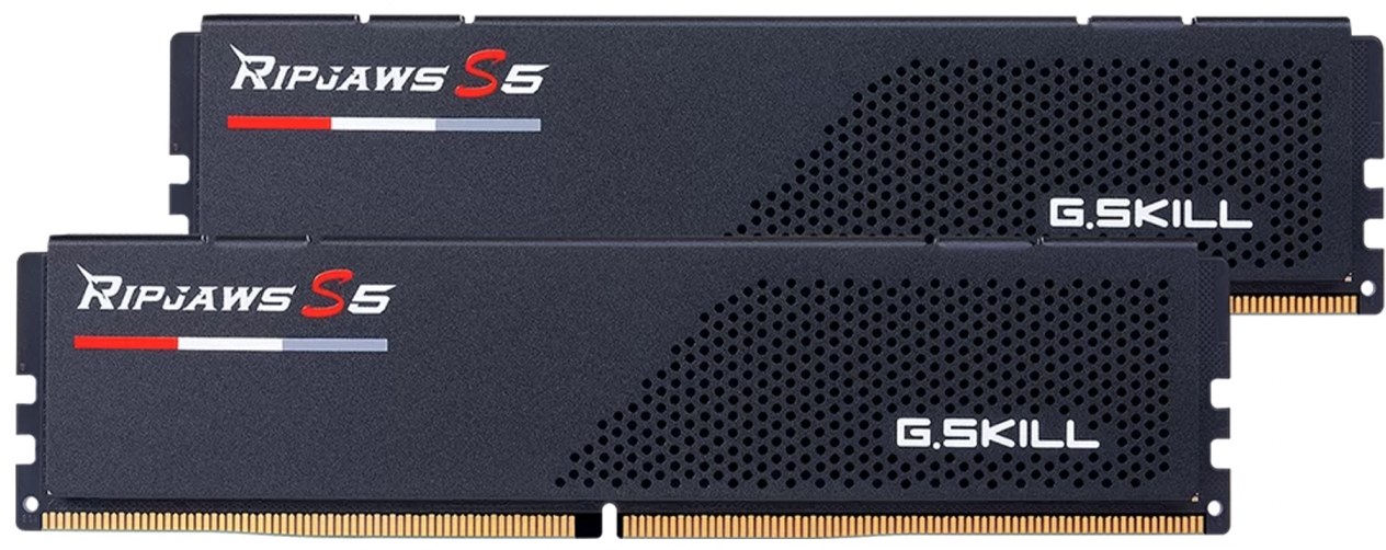 Память DDR G.Skill DDR5 2x16GB/6000 Ripjaws S5 Black (F5-6000J3636F16GX2-RS5K) - Фото 1